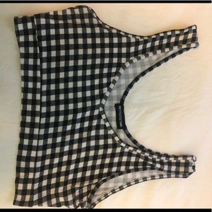 Pretty Little Thing Crop Top- Gingham